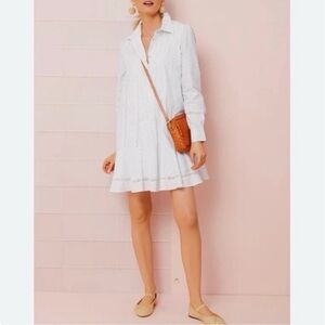 Tuckernuck Malibu Mornings Callahan Lace Shirt Dress